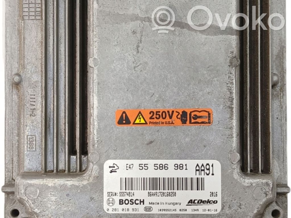 Opel Insignia A Engine control unit/module 