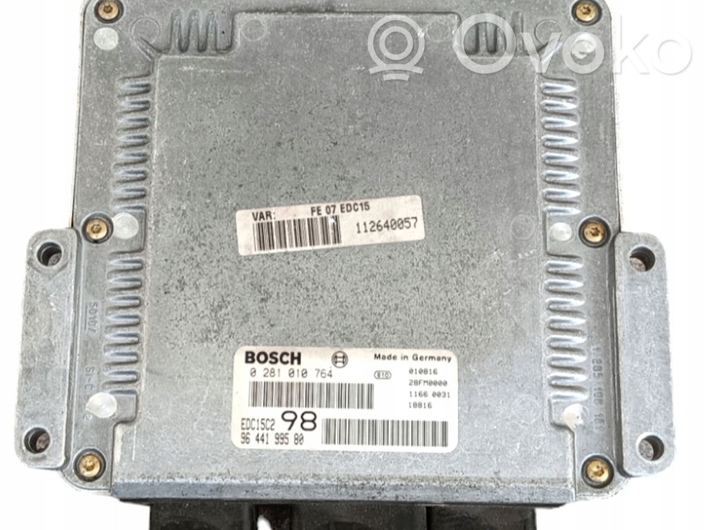 Engine control unit/module   9644199580,0281010764,9644199580