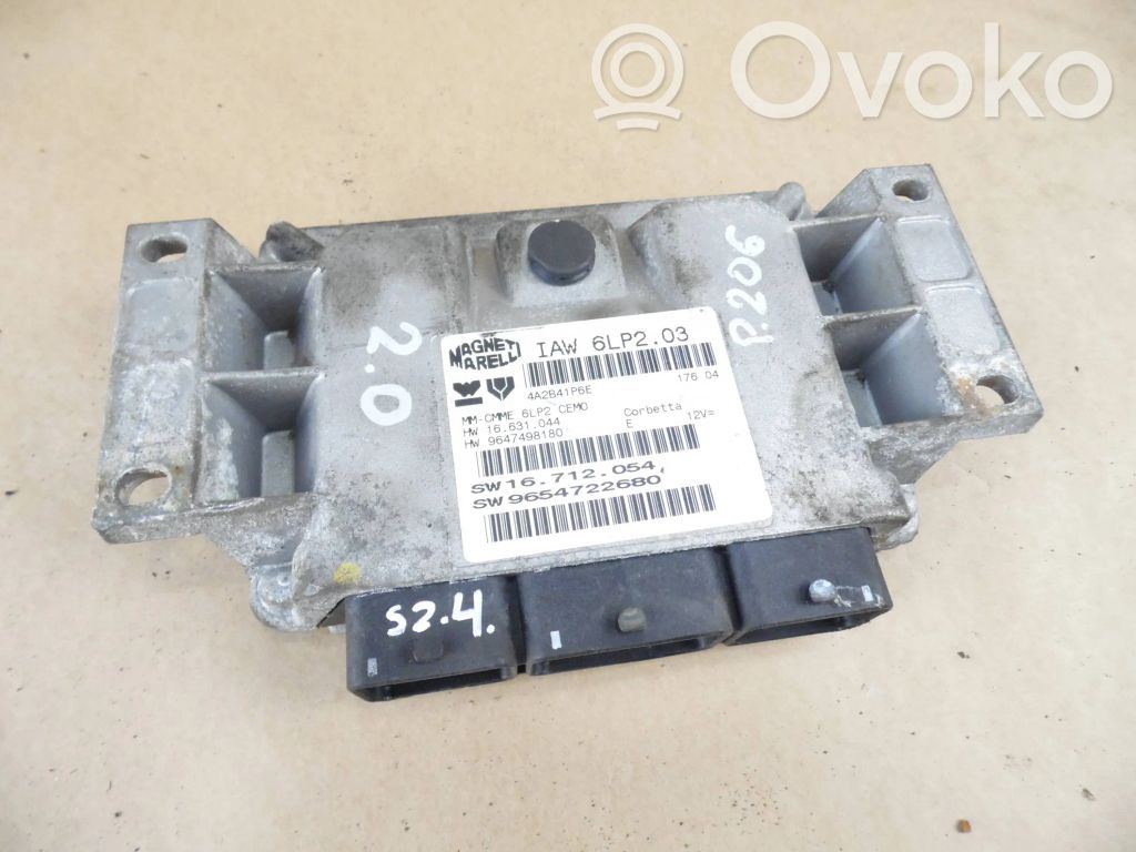 Peugeot 206 Engine control unit/module 