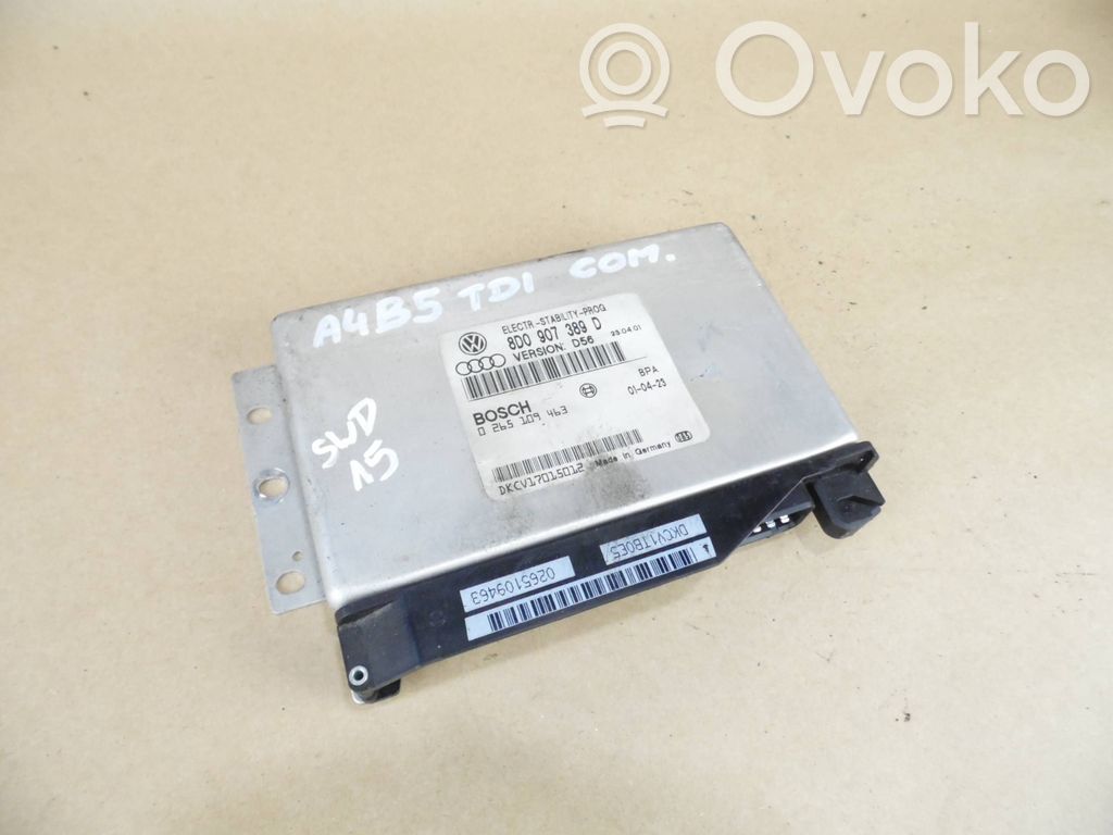 ESP (stability system) control unit   8D0907389D,0265109463,DKCV17015012