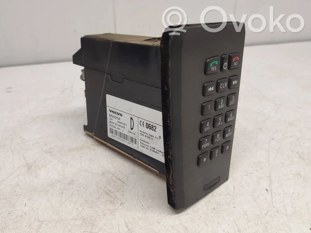 Volvo V70 Clavier de téléphone 