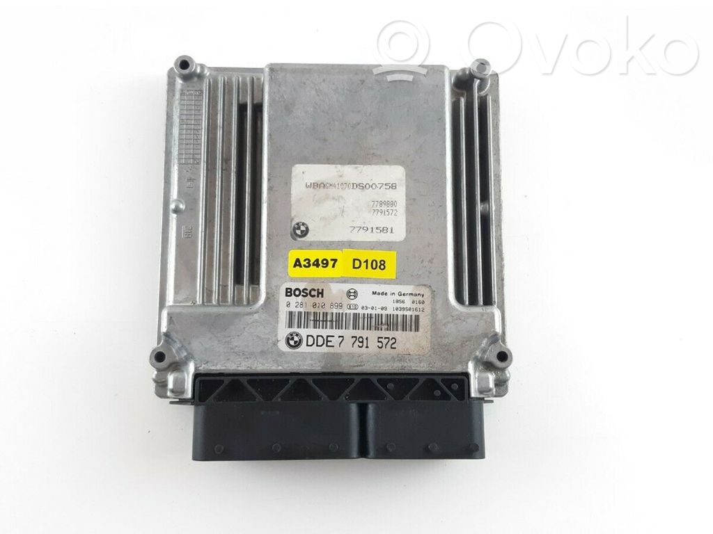 BMW 7 E65 E66 Engine control unit/module 