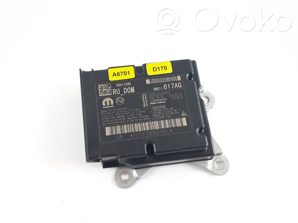 Chrysler Pacifica Airbag control unit/module 