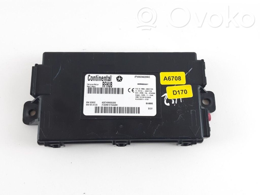 Dodge Challenger Keyless (KESSY) go control unit/module 