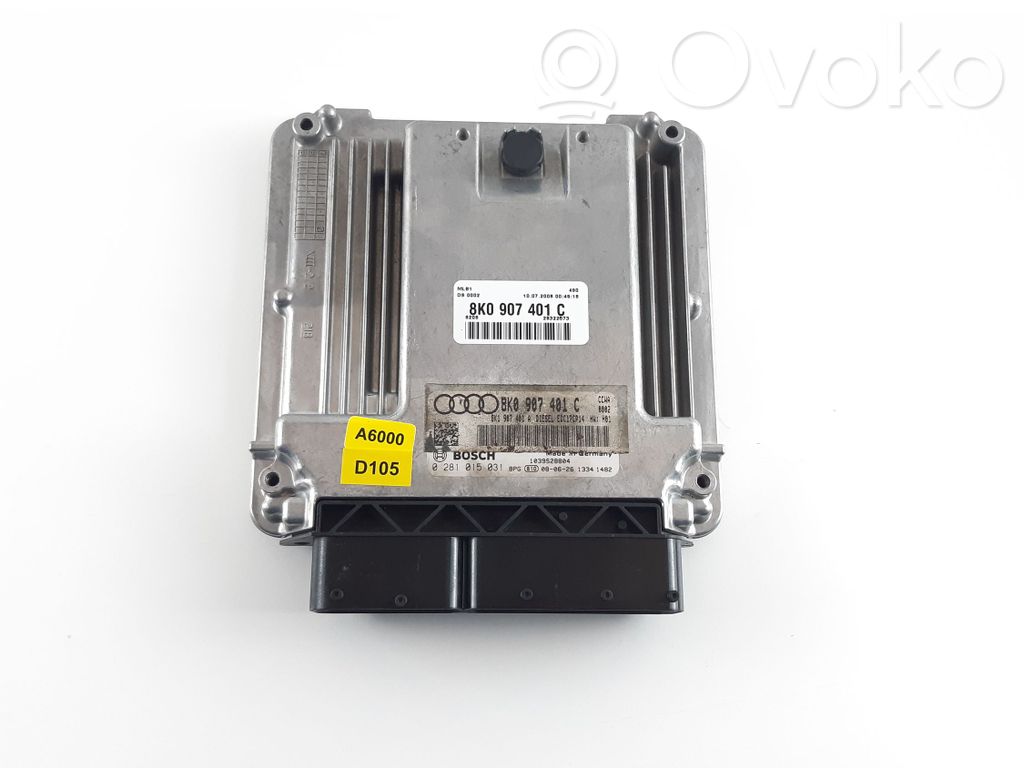 Engine control unit/module   8K0907401C,8K1907401A,0281015031