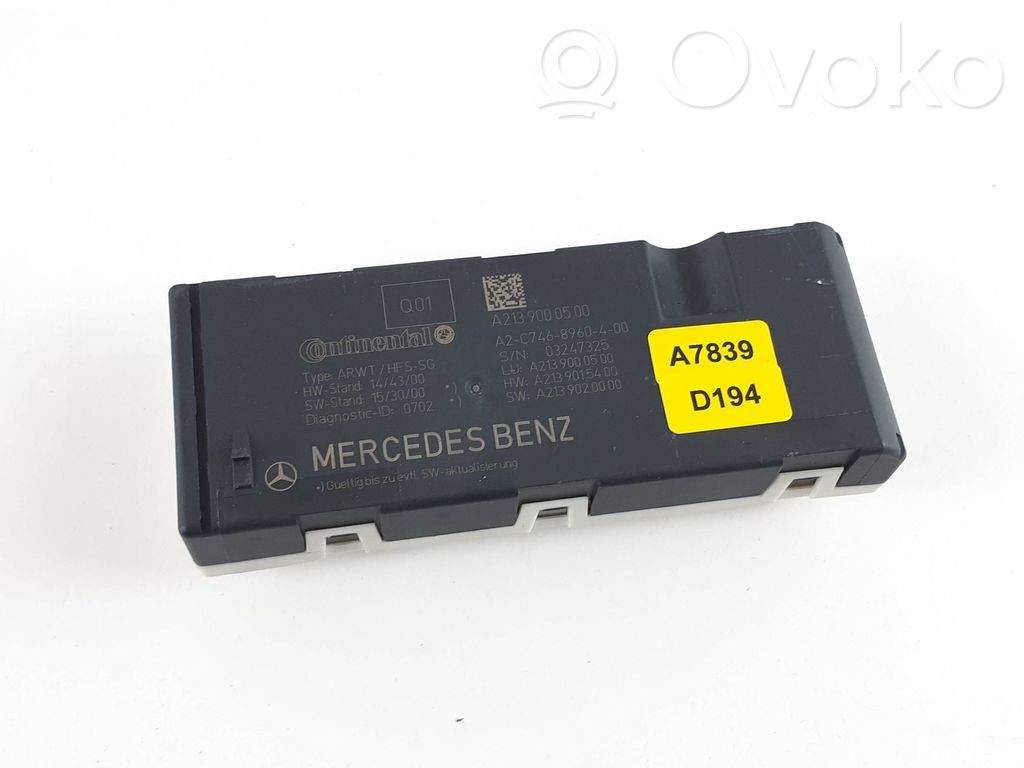Mercedes-Benz E W213 Tailgate/trunk control unit/module 
