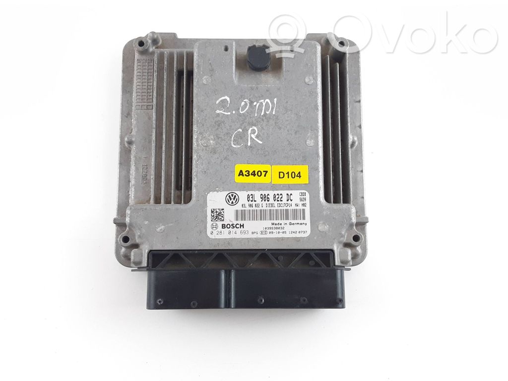 Volkswagen Golf VI Engine control unit/module 