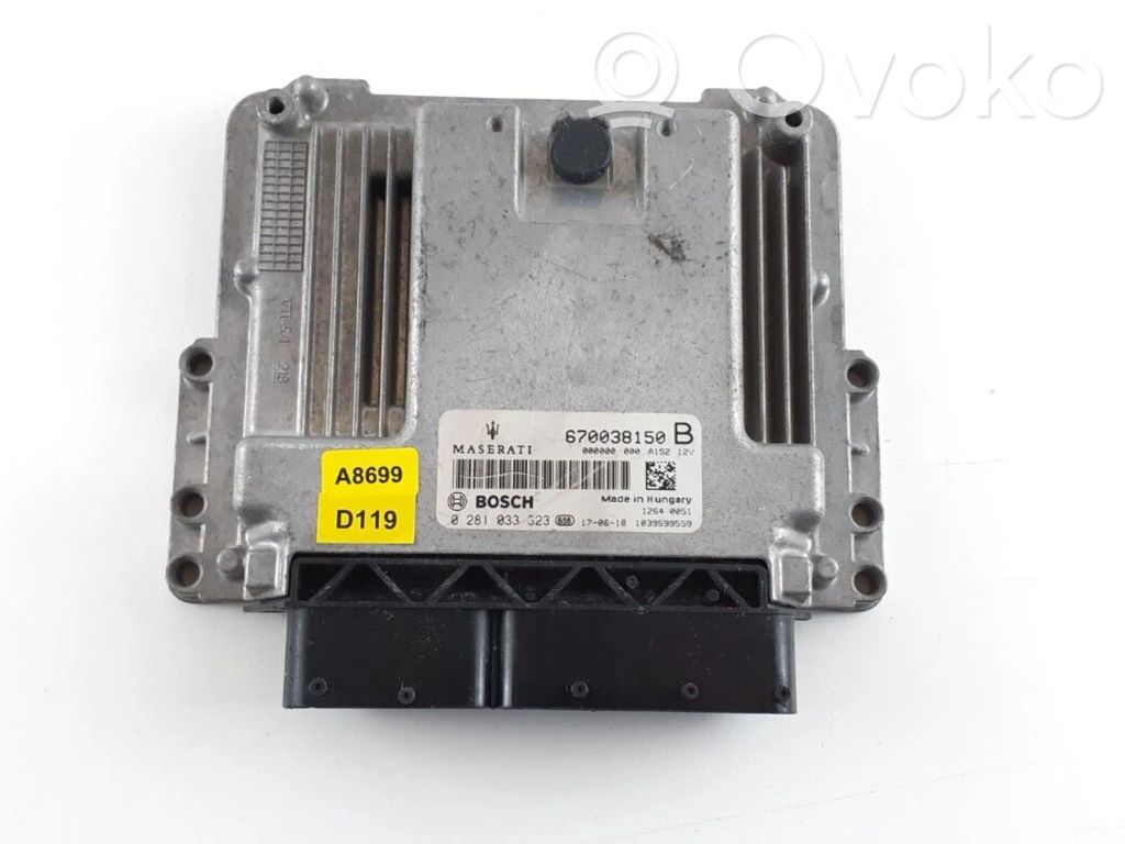 Maserati Quattroporte Engine control unit/module 