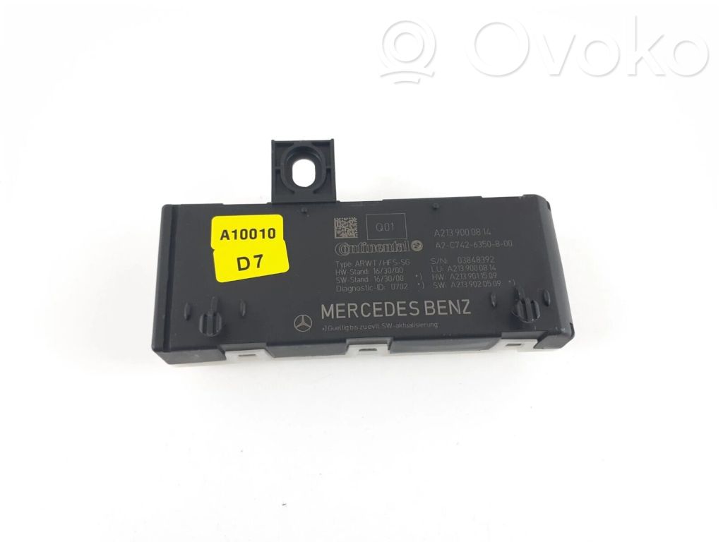 Mercedes-Benz E W213 Tailgate/trunk control unit/module 