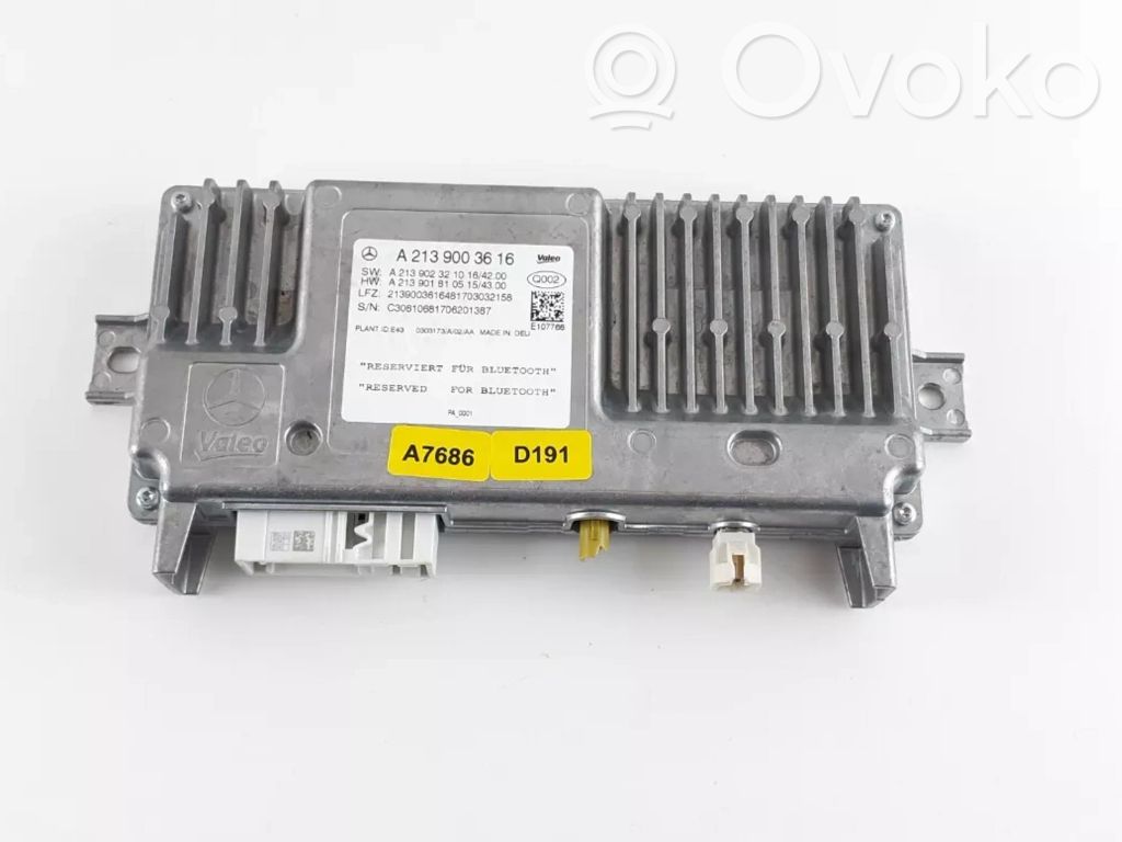 Mercedes-Benz E W213 Camera control unit module 