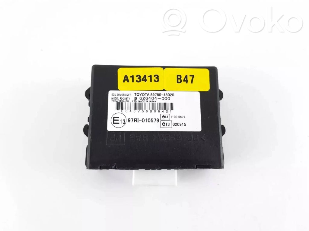 Lexus RX 330 - 350 - 400H Unité de commande dispositif d'immobilisation 