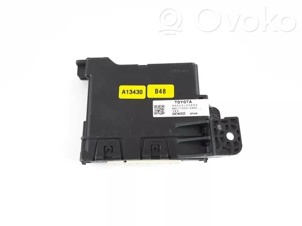 Toyota Auris E180 Air conditioner control unit module 