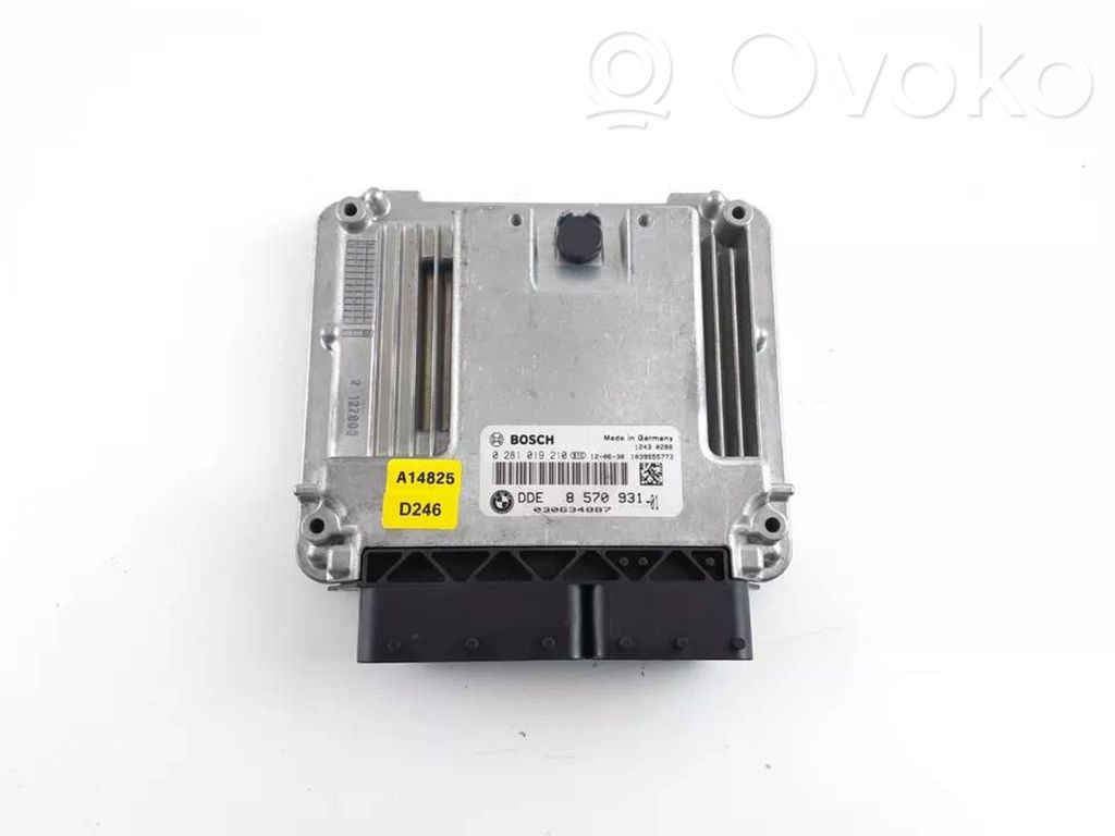BMW 3 F30 F35 F31 Engine control unit/module 