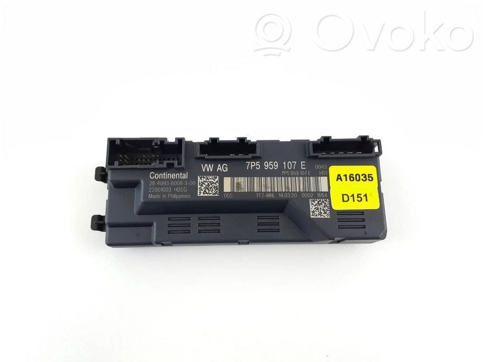 Tailgate/trunk control unit/module   7P5959107E,7P5959107,2840936008300