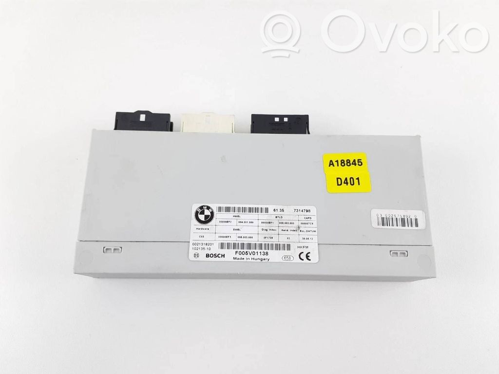 BMW 3 F30 F35 F31 Sterownik / Moduł elektrycznej klapy tylnej / bagażnika 
