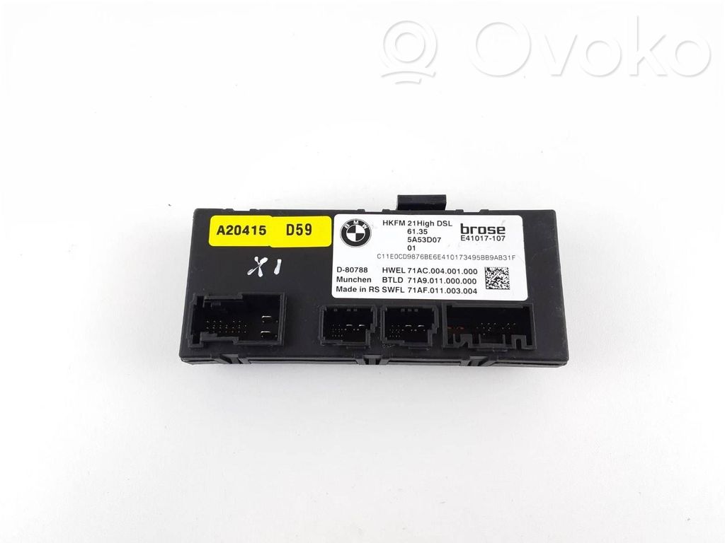 Tailgate/trunk control unit/module   5A53D07,61355A53D07
