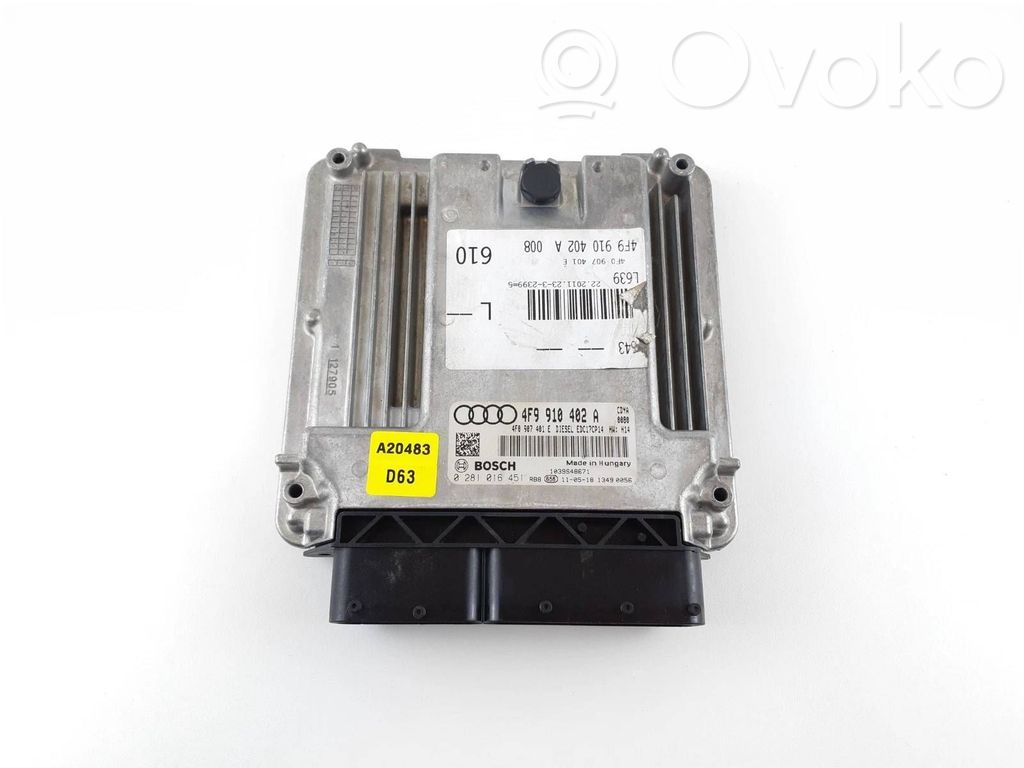 Audi A6 S6 C6 4F Engine control unit/module 