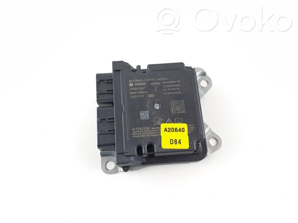 Tesla Model 3 Airbag control unit/module 