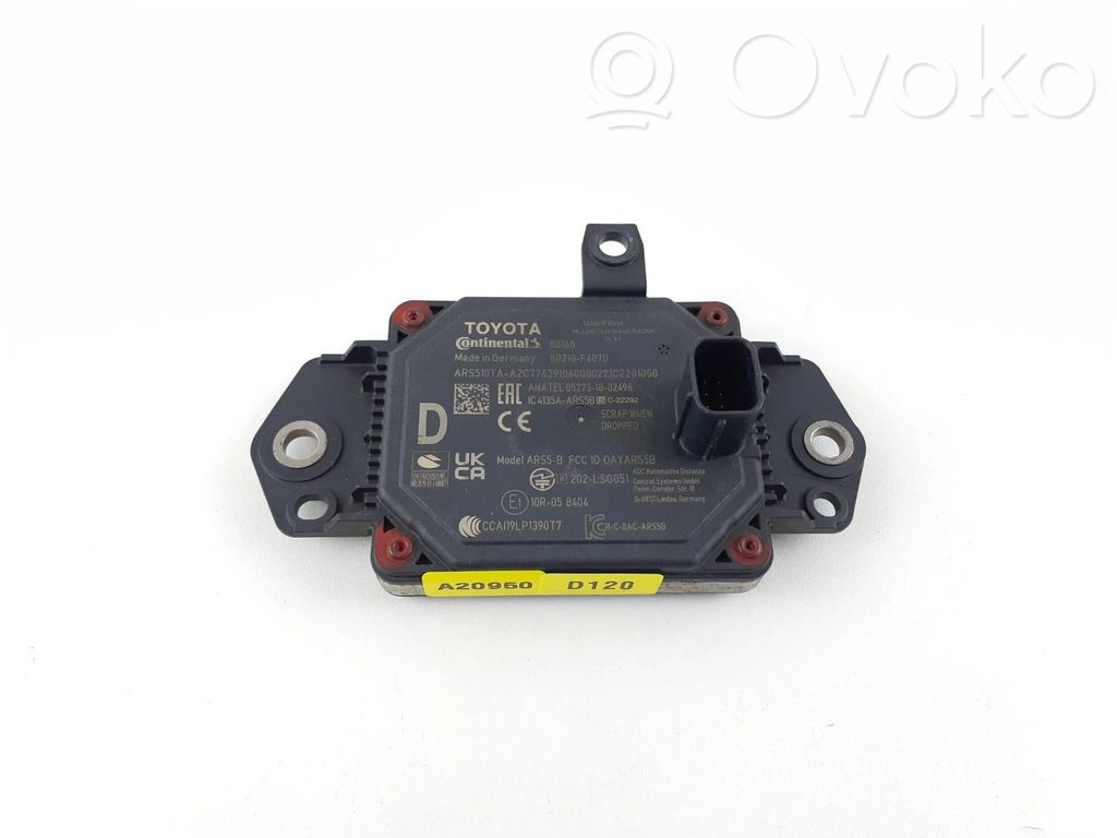 Toyota C-HR I Distronic sensor radar 