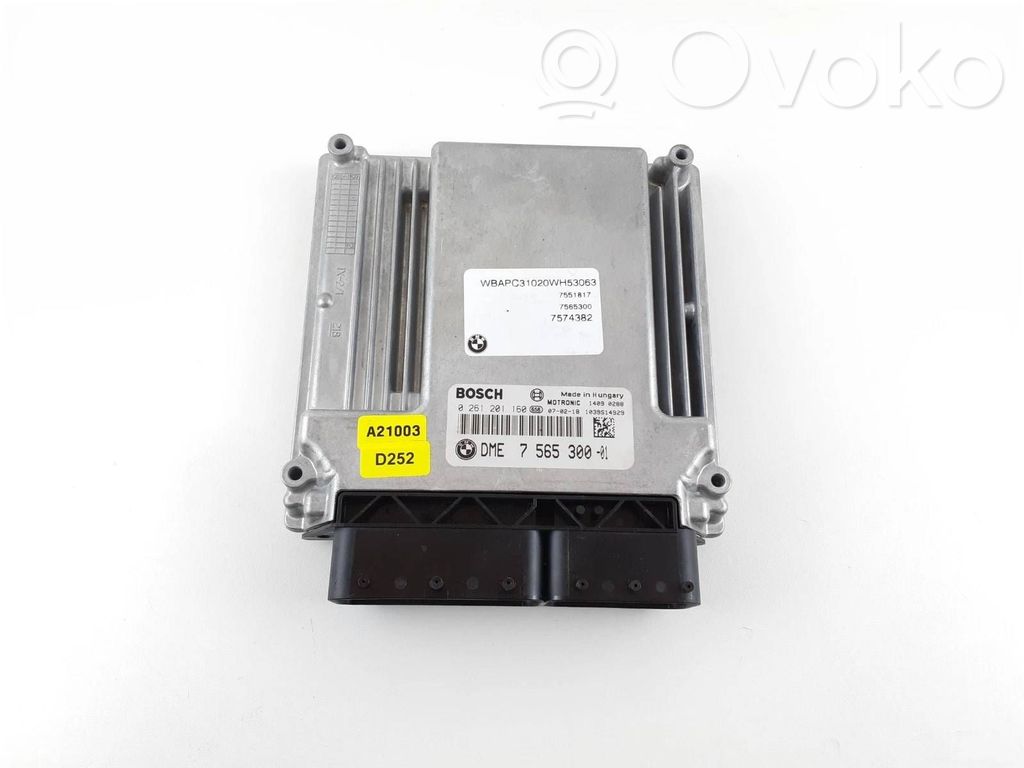 BMW 3 E90 E91 Dzinēja vadības bloks 