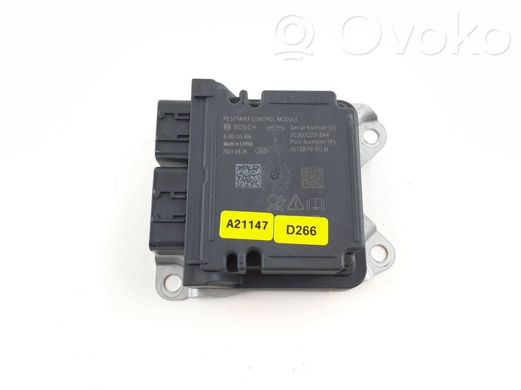 Tesla Model Y Unidad de control/módulo del Airbag 