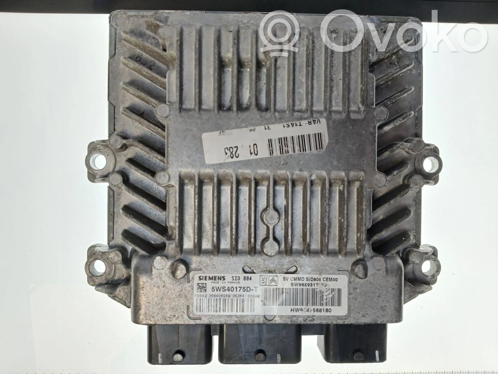 Peugeot 1007 Engine control unit/module 