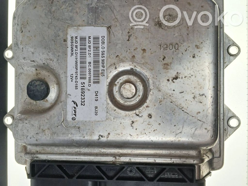 Fiat Doblo Engine control unit/module 