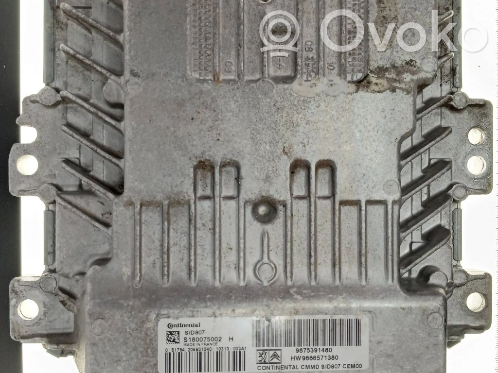 Citroen C4 I Picasso Engine control unit/module 