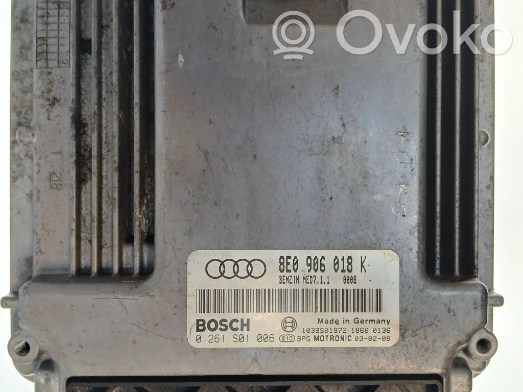 Audi A4 S4 B6 8E 8H Engine control unit/module 