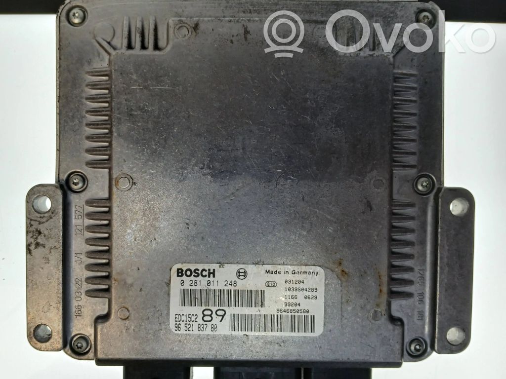 Peugeot 307 Engine control unit/module 