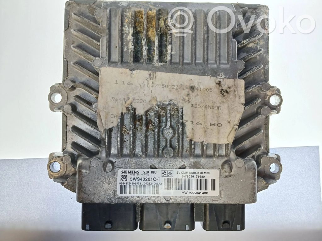 Citroen C4 I Engine control unit/module 