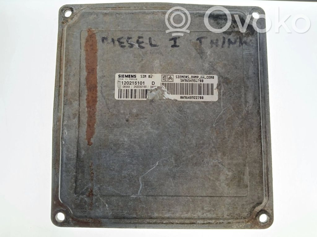 Citroen C2 Engine control unit/module 