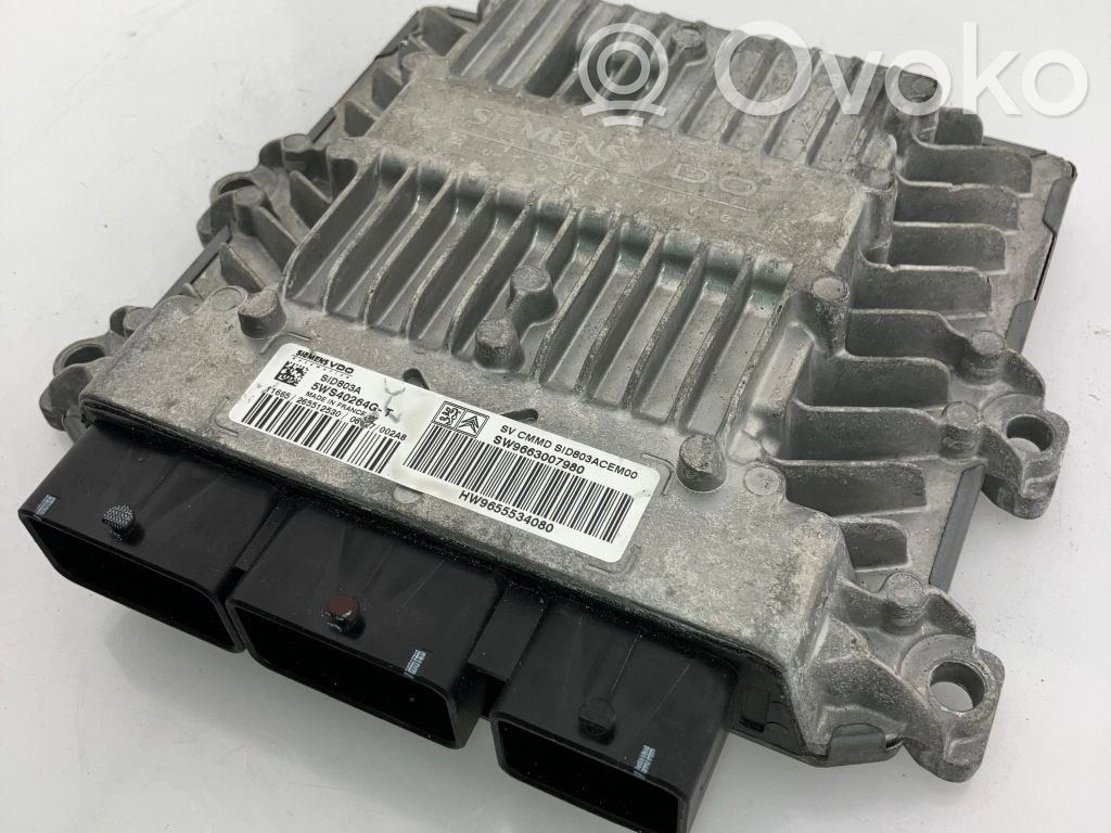 Peugeot 407 Engine control unit/module 