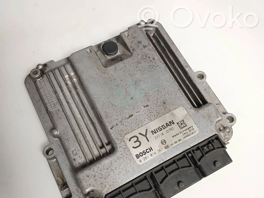 Nissan Qashqai+2 Engine control unit/module 