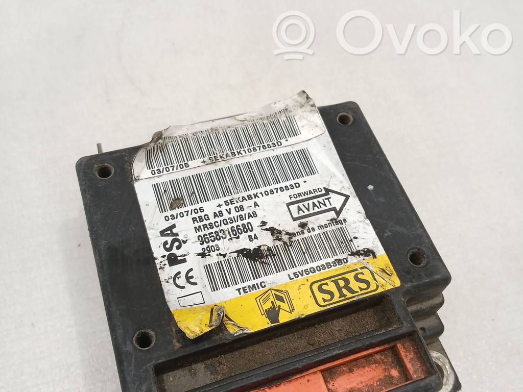 Citroen C3 Airbag control unit/module 
