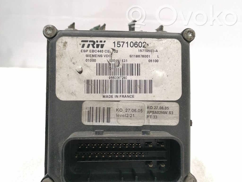 Peugeot 407 ABS Pump 