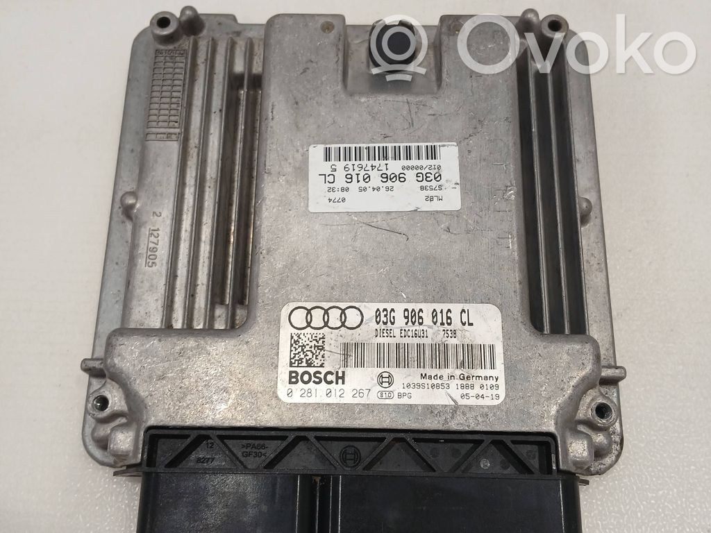 Audi A4 S4 B7 8E 8H Engine control unit/module 