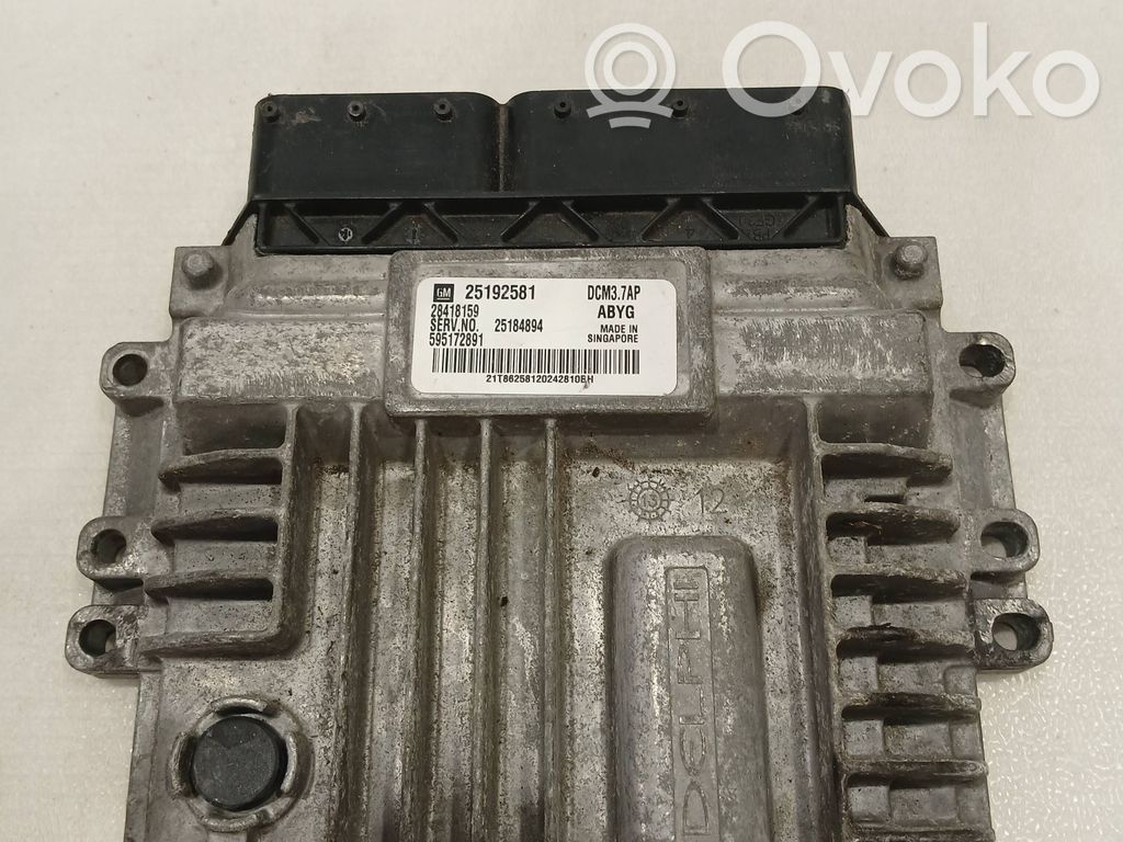 Opel Antara Engine control unit/module 