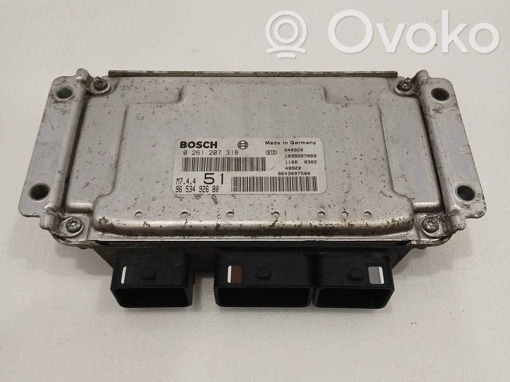 Citroen Xsara Picasso Engine control unit/module 