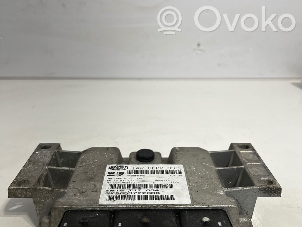 Engine control unit/module   9654722680,4A2BF635E,9647498180,16712054