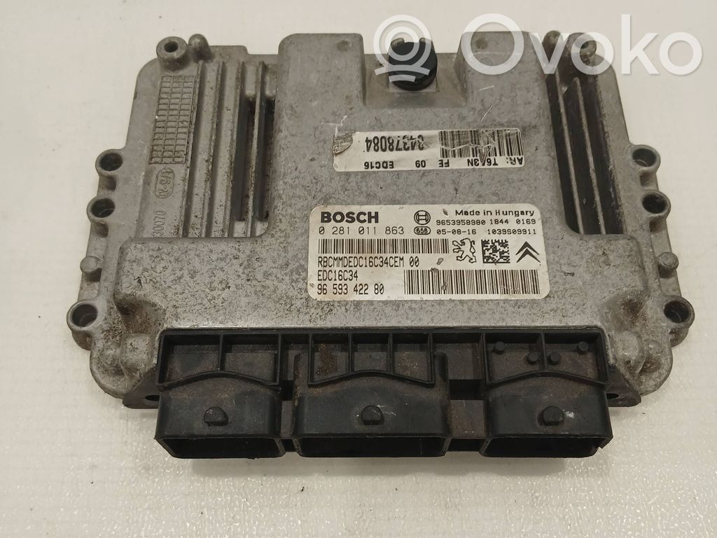 Peugeot 307 Engine control unit/module 