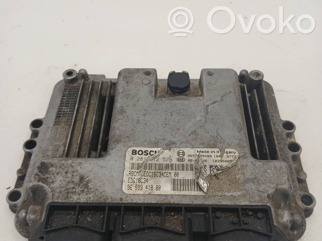 Peugeot 206 Engine control unit/module 