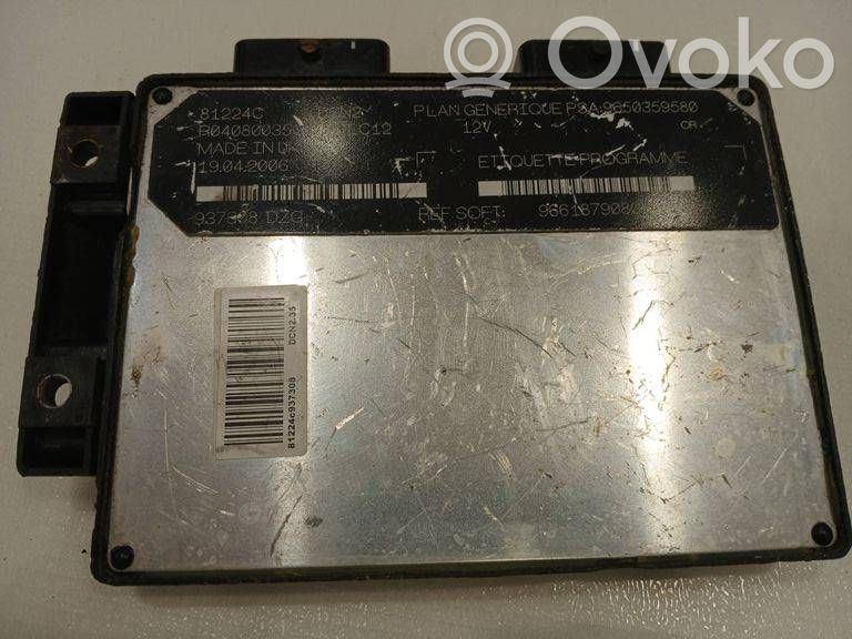 Citroen Berlingo Engine control unit/module 