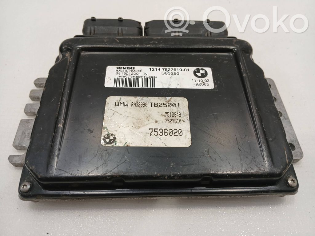 Mini One - Cooper R50 - 53 Engine control unit/module 