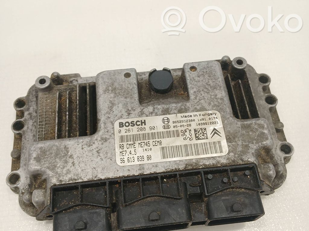 Peugeot 206 CC Engine control unit/module 