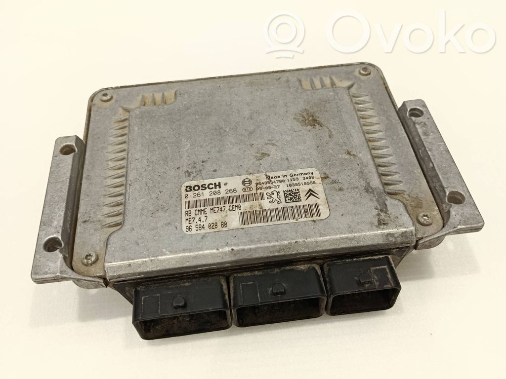 Engine control unit/module   9658402880,9648554780,0261208266