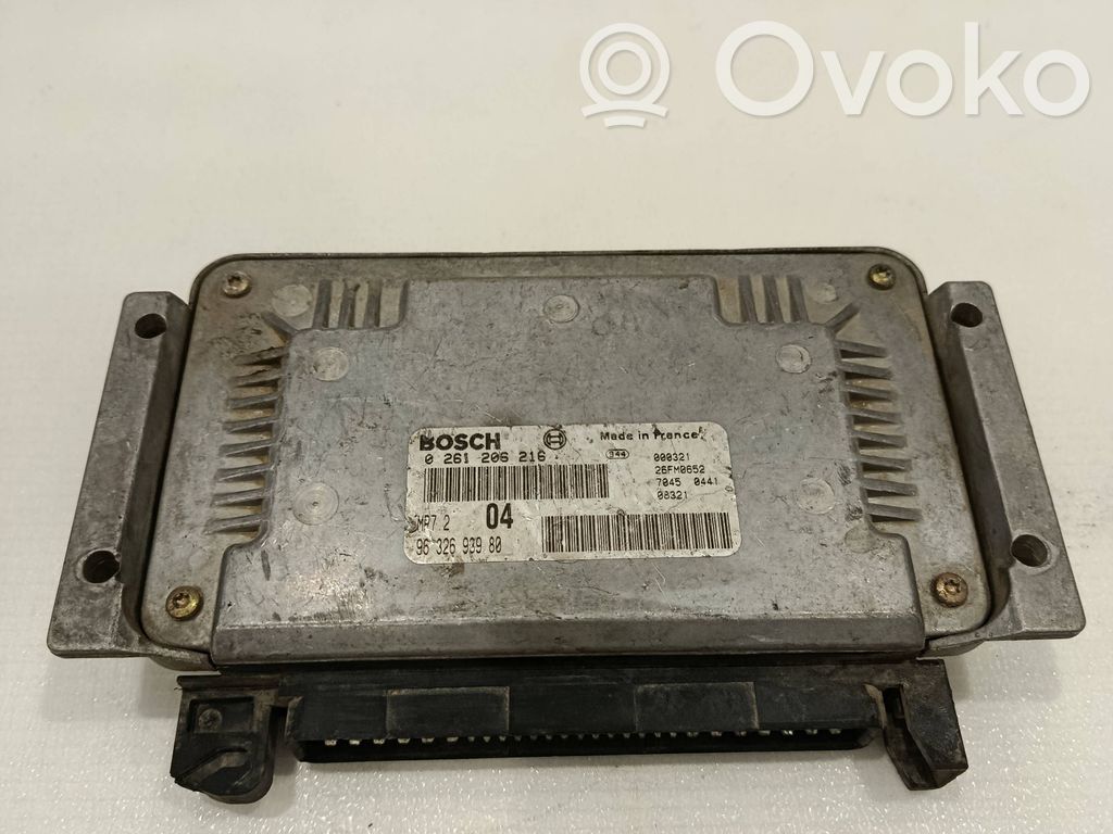 Peugeot 206 Engine control unit/module 