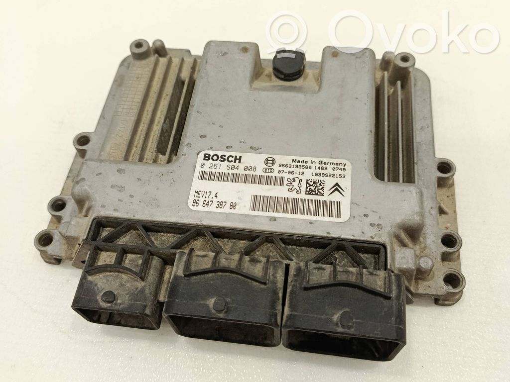 Peugeot 207 Engine control unit/module 