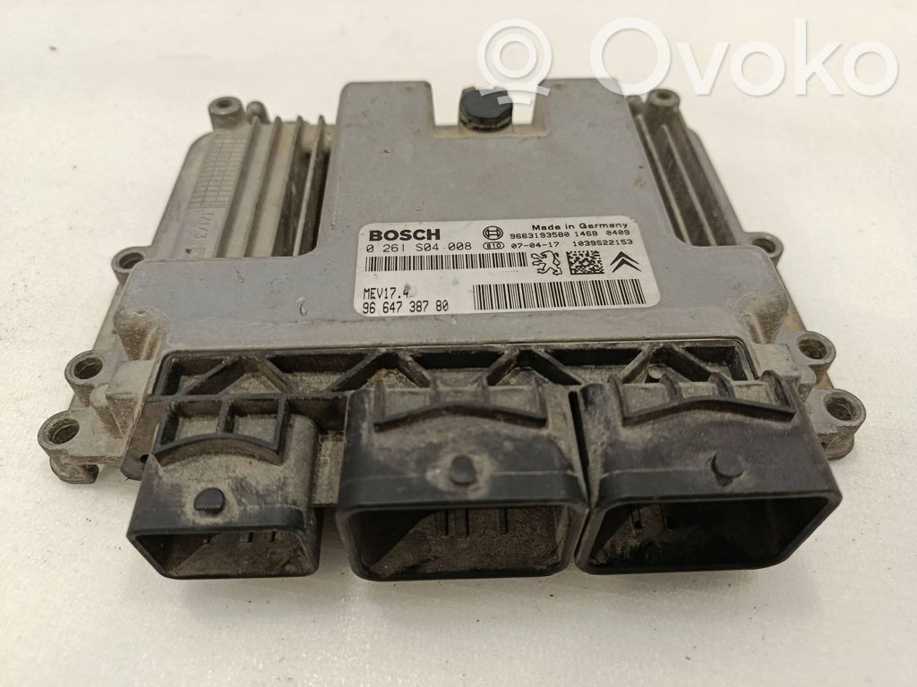 Peugeot 207 Engine control unit/module 