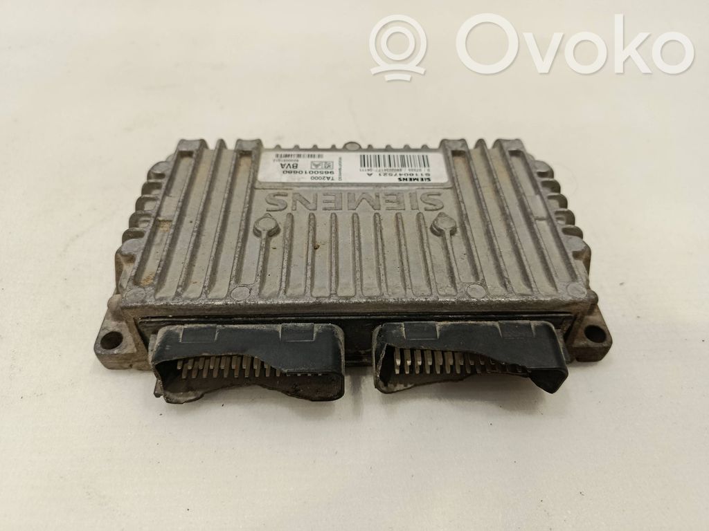 Unidad de control/módulo del motor   9650010680,S118047521A